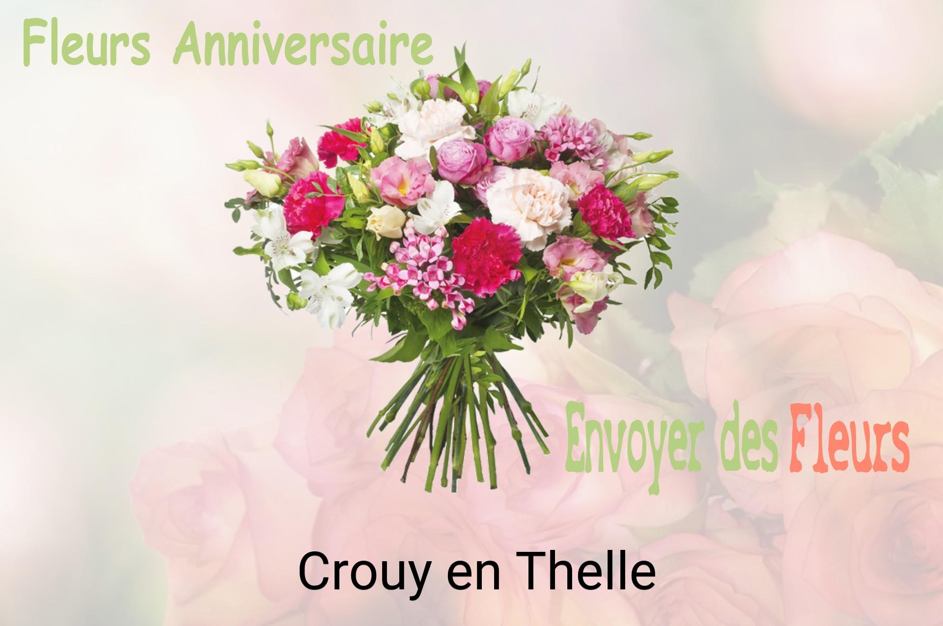 Bouquet de fleurs d’anniversaire livré à Crouy-en-Thelle