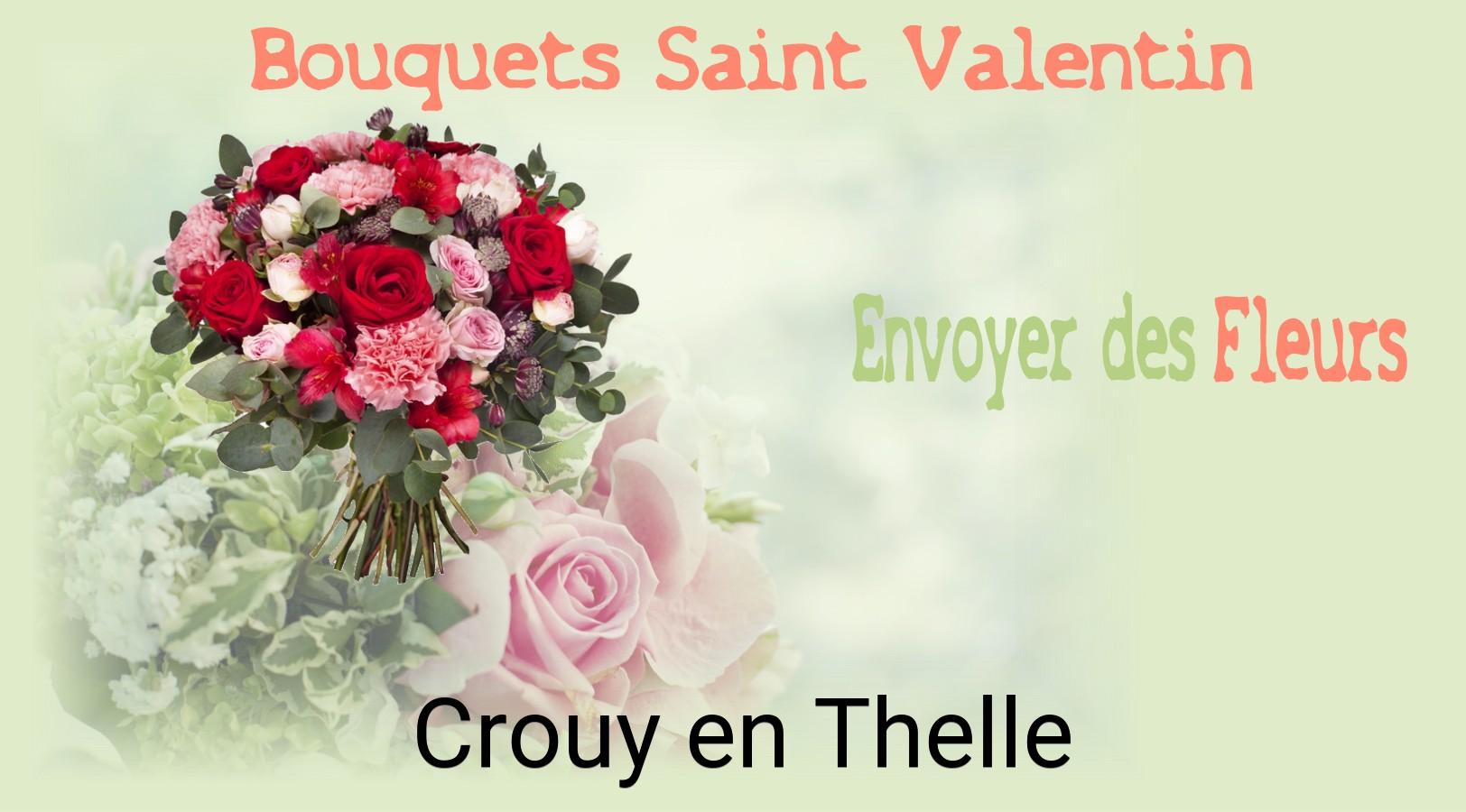 Roses de Saint-Valentin livrées à Crouy-en-Thelle